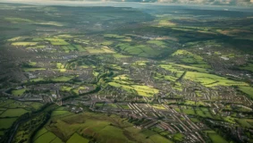 Burnley From The Air Ringing Tree IT